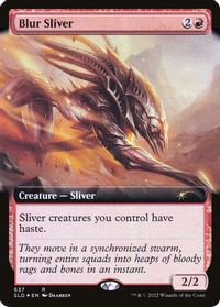 Blur Sliver (Extended Art) — Secret Lair Drop Series