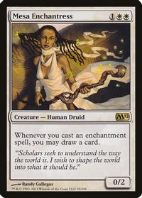 Mesa Enchantress — Magic 2012 (M12)