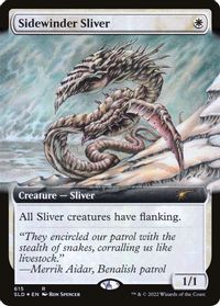 Sidewinder Sliver (Extended Art) — Secret Lair Drop Series