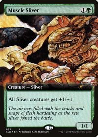 Muscle Sliver (Extended Art) — Secret Lair Drop Series