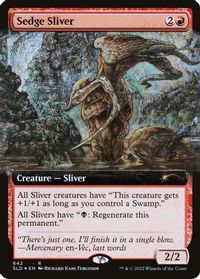 Sedge Sliver (Extended Art) — Secret Lair Drop Series