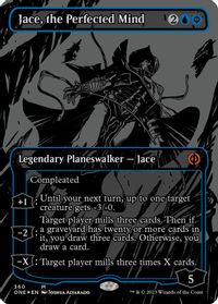 Jace, the Perfected Mind (Oil Slick Raised Foil) — Phyrexia: All Will Be One