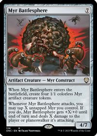Myr Battlesphere — Commander: Phyrexia: All Will Be One