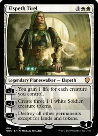 Elspeth Tirel — Commander: Phyrexia: All Will Be One