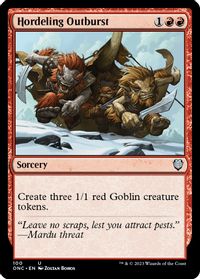 Hordeling Outburst — Commander: Phyrexia: All Will Be One