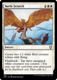 Battle Screech — Commander: Phyrexia: All Will Be One