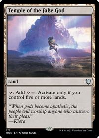 Temple of the False God — Commander: Phyrexia: All Will Be One