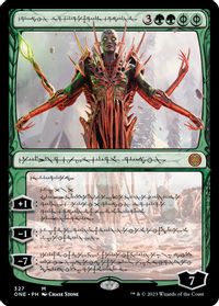 Nissa, Ascended Animist (Phyrexian) — Phyrexia: All Will Be One