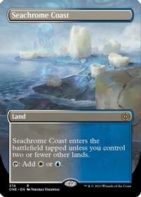 Seachrome Coast (Borderless) — Phyrexia: All Will Be One