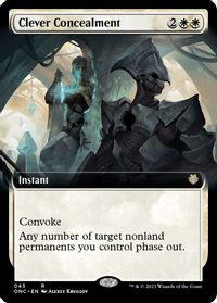 Clever Concealment (Extended Art) — Commander: Phyrexia: All Will Be One