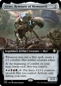 Urtet, Remnant of Memnarch (Extended Art) — Commander: Phyrexia: All Will Be One