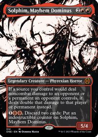 Solphim, Mayhem Dominus (Showcase) — Phyrexia: All Will Be One