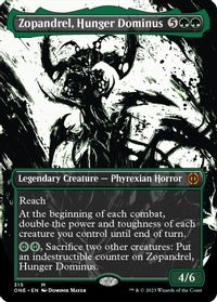 Zopandrel, Hunger Dominus (Showcase) — Phyrexia: All Will Be One