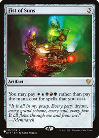 Fist of Suns — The List Reprints