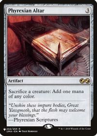 Phyrexian Altar — The List Reprints