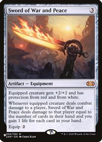Sword of War and Peace — The List Reprints