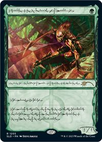 Glistener Elf (Phyrexian) — Secret Lair Drop Series