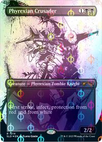 Phyrexian Crusader (Step-and-Compleat Foil) — Secret Lair Drop Series