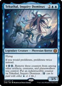 Tekuthal, Inquiry Dominus — Promo Pack: Phyrexia: All Will Be One