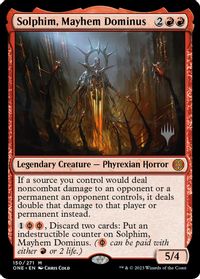 Solphim, Mayhem Dominus — Promo Pack: Phyrexia: All Will Be One