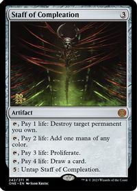 Staff of Compleation — Prerelease Cards