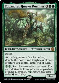 Zopandrel, Hunger Dominus — Promo Pack: Phyrexia: All Will Be One