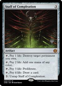Staff of Compleation — Promo Pack: Phyrexia: All Will Be One