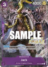Jack (Online Regional 2023) [Finalist] — One Piece Promotion Cards