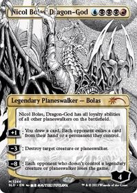 Nicol Bolas, Dragon-God (Borderless) — Secret Lair Drop Series