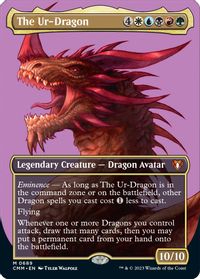 The Ur-Dragon (Borderless) — Commander Masters