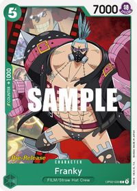 Franky — Paramount War Pre-Release Cards