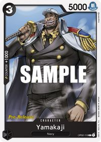 Yamakaji — Paramount War Pre-Release Cards