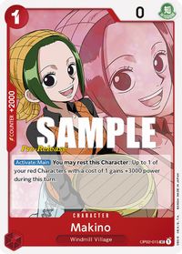 Makino — Paramount War Pre-Release Cards