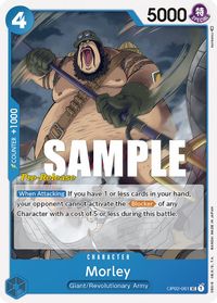 Morley — Paramount War Pre-Release Cards