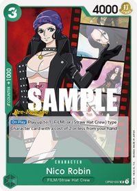 Nico Robin — Paramount War Pre-Release Cards