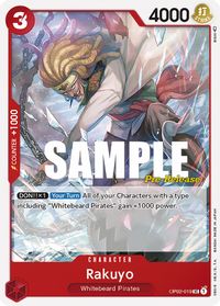 Rakuyo — Paramount War Pre-Release Cards