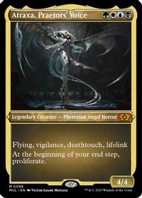 Atraxa, Praetors' Voice (Foil Etched) — March of the Machine: Multiverse Legends