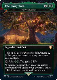 The Party Tree - The Great Henge (Borderless) — Commander: The Lord of the Rings: Tales of Middle-earth