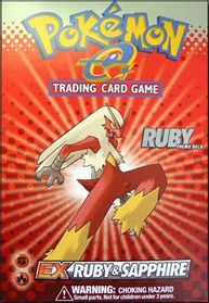 EX Ruby & Sapphire Theme Deck - "Ruby" [Blaziken] — EX Team Magma vs Team Aqua