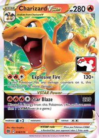 Charizard VSTAR - 018/172 — Prize Pack Series Cards