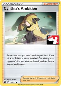 Cynthia's Ambition — Prize Pack Series Cards
