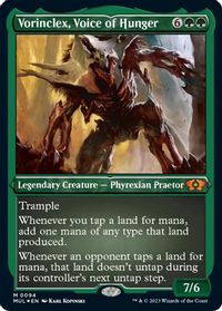 Vorinclex, Voice of Hunger (Foil Etched) — March of the Machine: Multiverse Legends