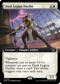 Dusk Legion Duelist (Extended Art) — March of the Machine