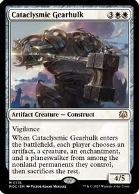 Cataclysmic Gearhulk — Commander: March of the Machine