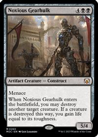 Noxious Gearhulk — Commander: March of the Machine