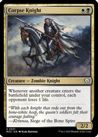 Corpse Knight — Commander: March of the Machine