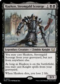 Haakon, Stromgald Scourge — Commander: March of the Machine