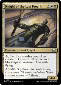 Knight of the Last Breath — Commander: March of the Machine