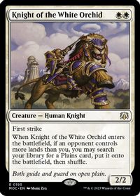 Knight of the White Orchid — Commander: March of the Machine