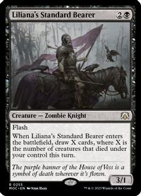 Liliana's Standard Bearer — Commander: March of the Machine